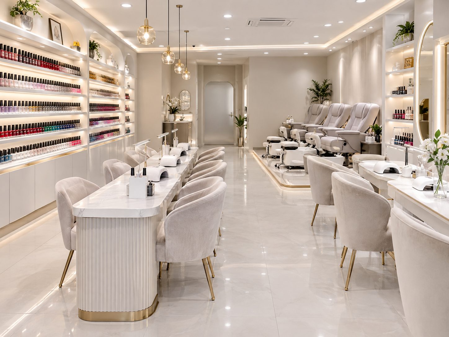 chọn đơn vị tiệm nail Phổ Yên - Chọn đơn vị tiệm nail tại Phổ Yên - Nội Thất Hà Tuấn LX