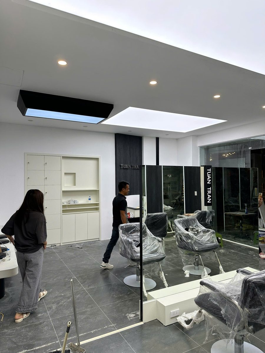 Salon Tuấn Trần Thái Nguyên - khu ghế cắt hoàn thiện