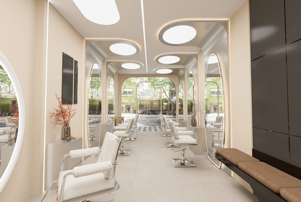 Cách chọn gương cho salon tóc: kích thước, ánh sáng