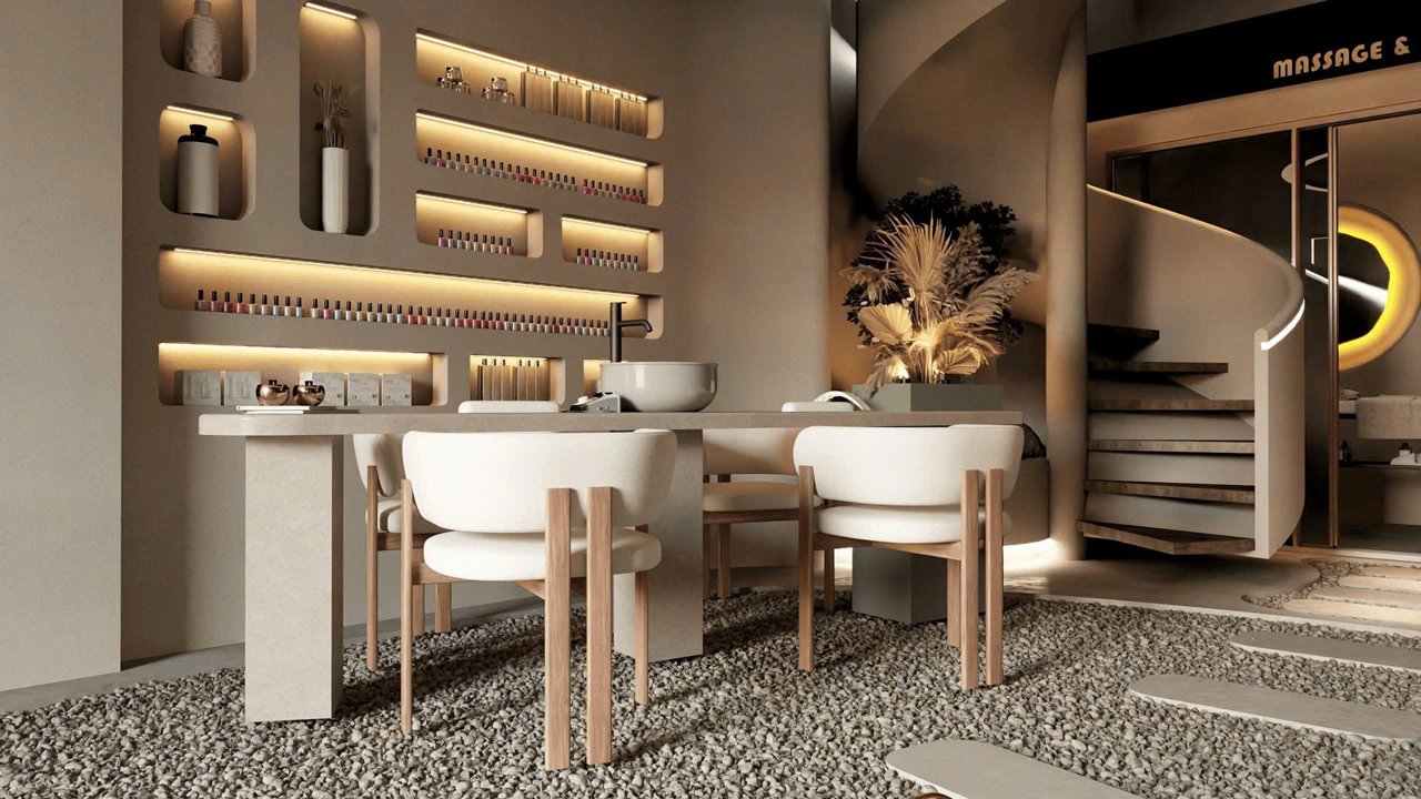 Thiết kế spa cho nhà phố: tận dụng mặt tiền nhiều tầng