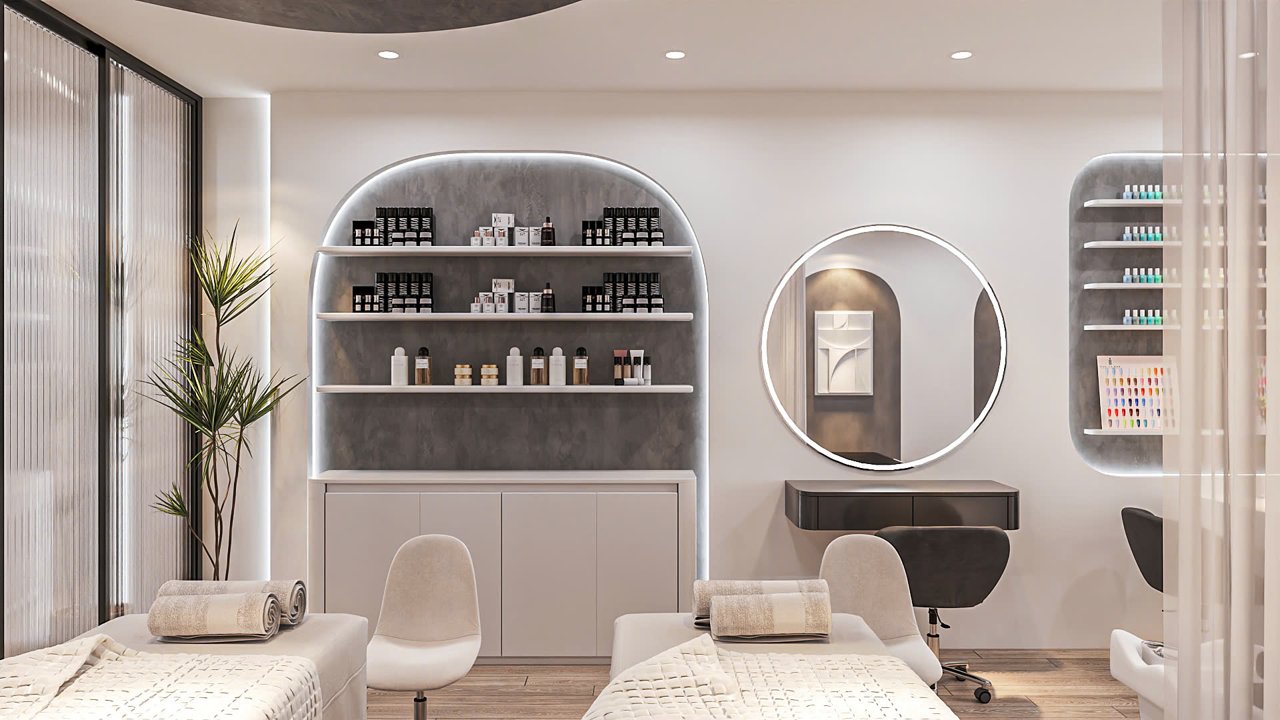 Góc sống ảo spa: để khách chụp và quảng cáo miễn phí
