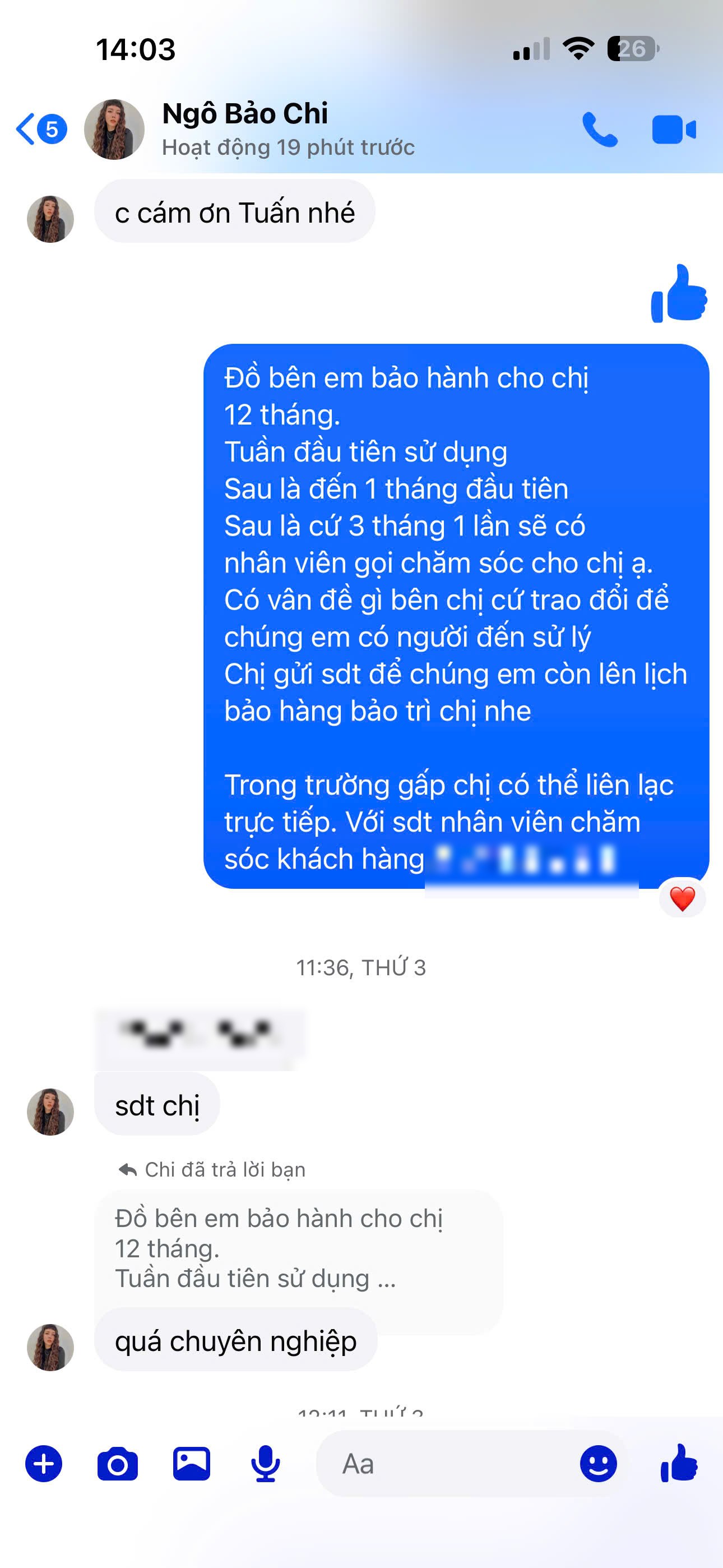 Cảm nhận thật của chị Ngô Bảo Chi - Salon YUMICHI 38 Trung Liệt về Nội Thất Hà Tuấn LX