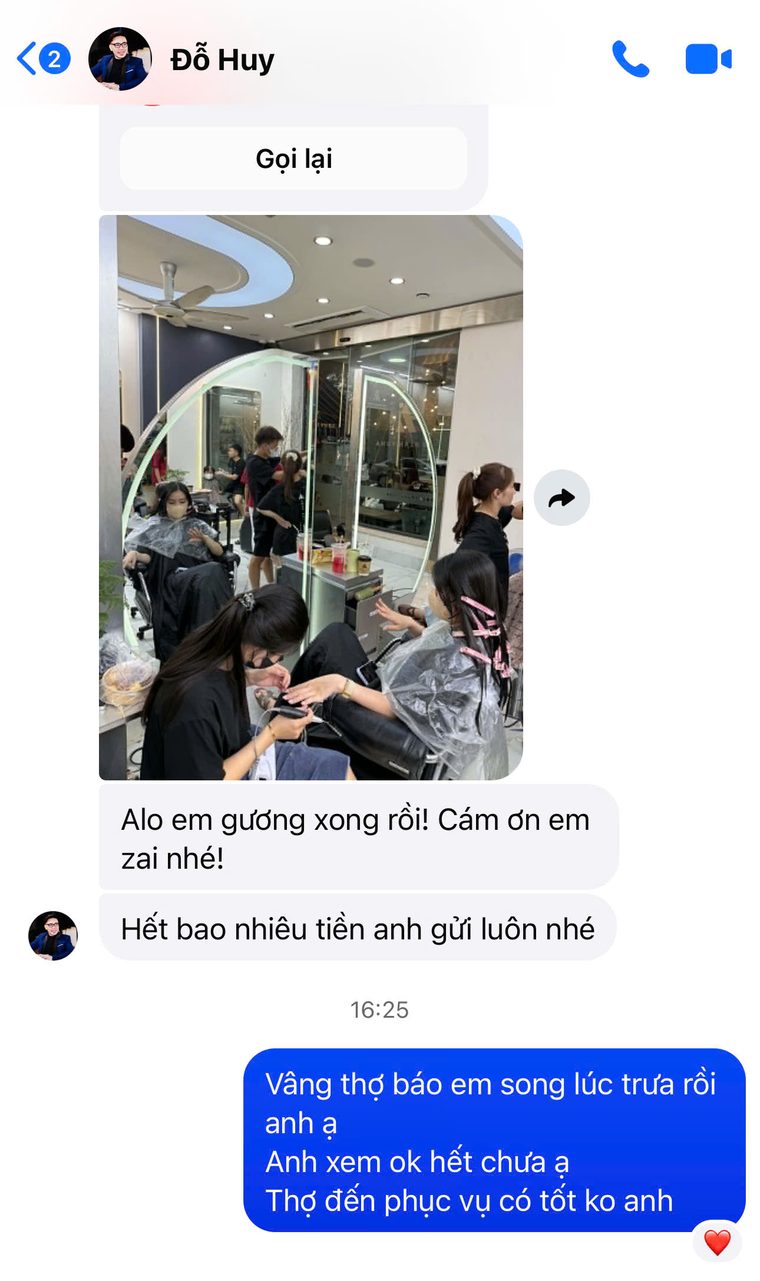 Anh Đỗ Huy - Lắp gương salon tóc