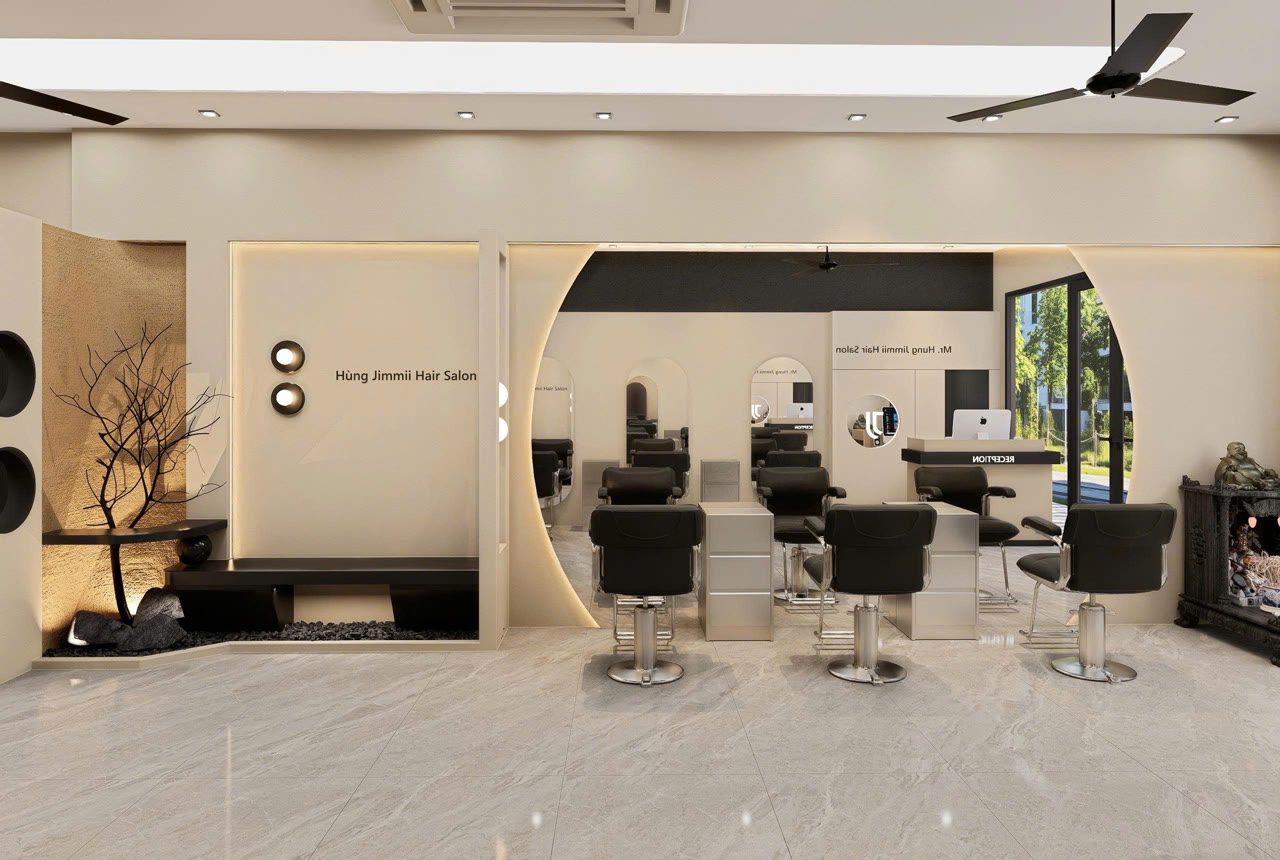 Ánh sáng trong salon tóc: bí quyết lên hình hút khách