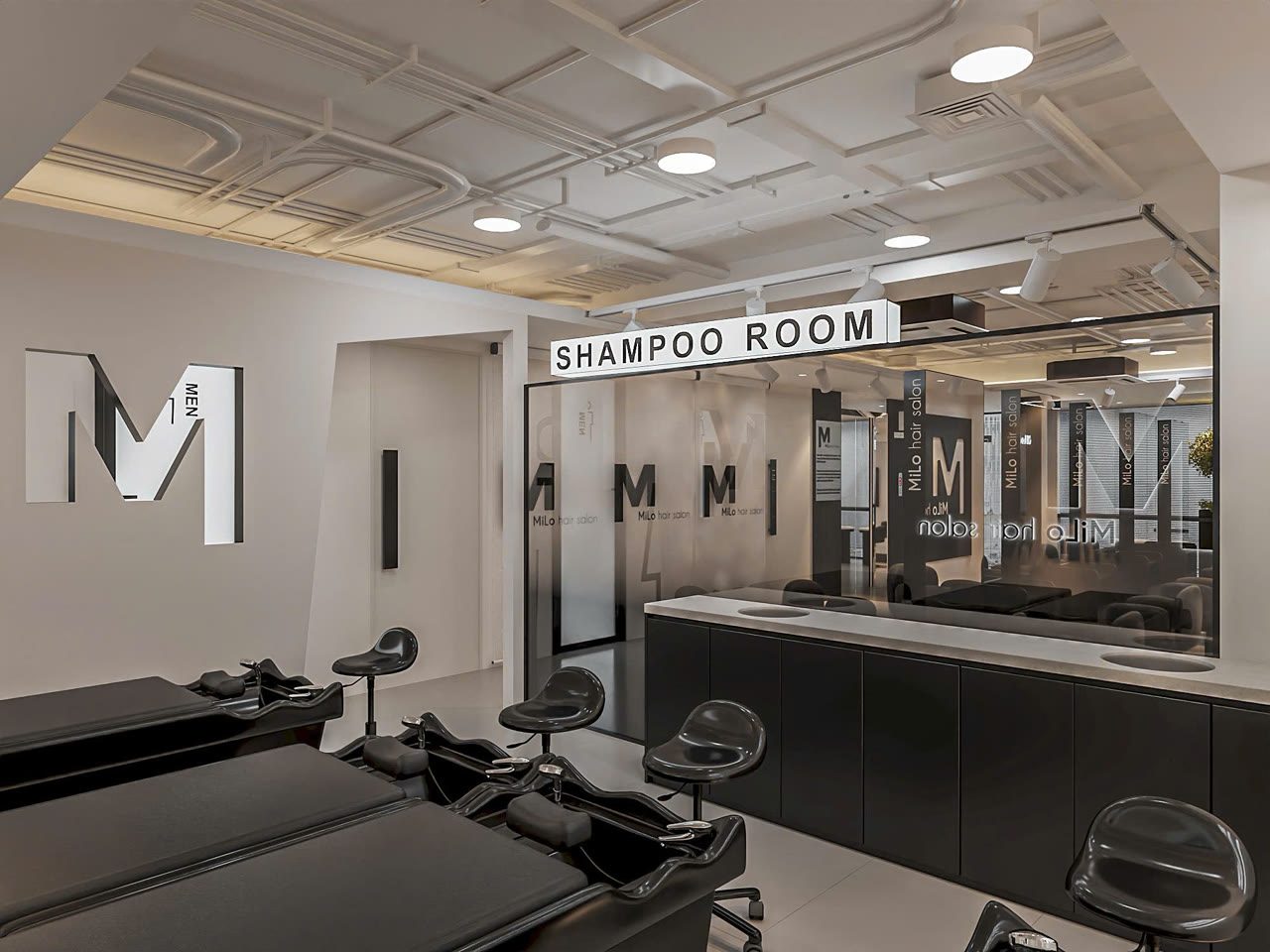 Quầy lễ tân salon nhỏ giá rẻ mà vẫn chỉn chu