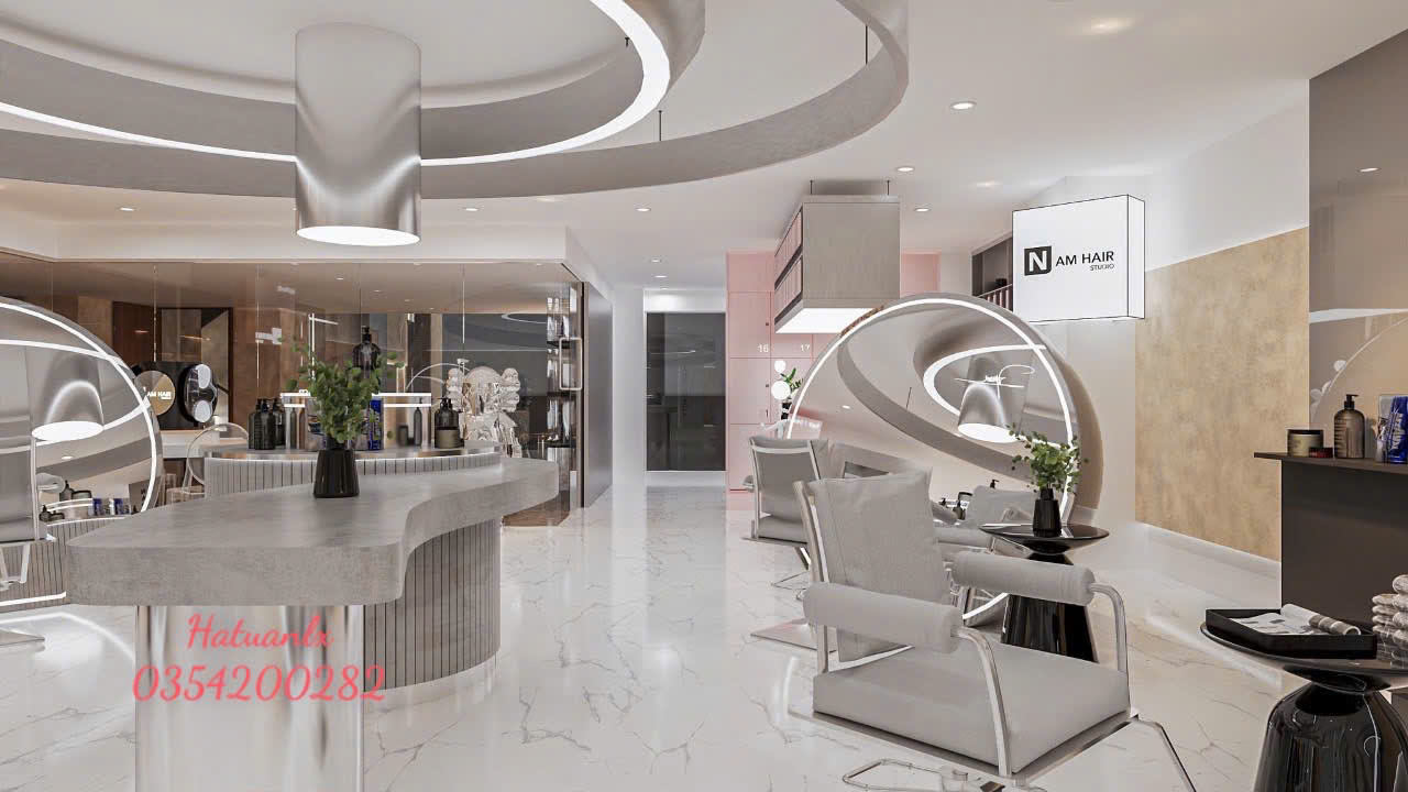 Barber shop nam thiết kế khác salon nữ ở đâu?
