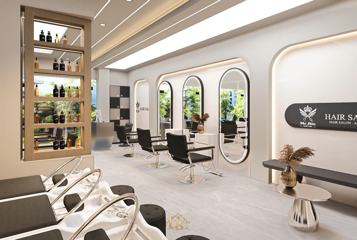 Salon Bin - Cầu Diễn, Hà Nội - Nội Thất Hà Tuấn LX