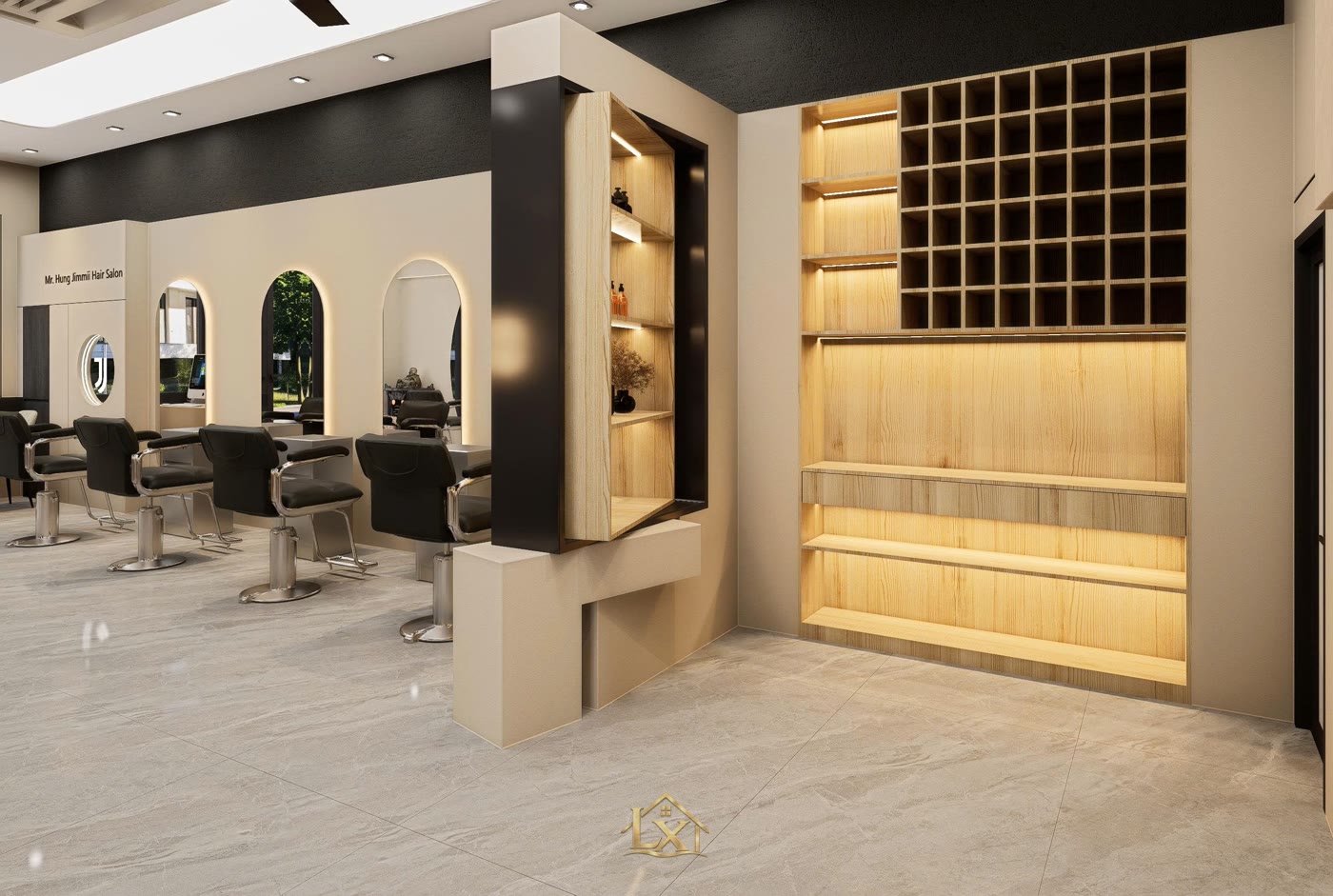 Salon JIMI - Lạng Sơn - Nội Thất Hà Tuấn LX