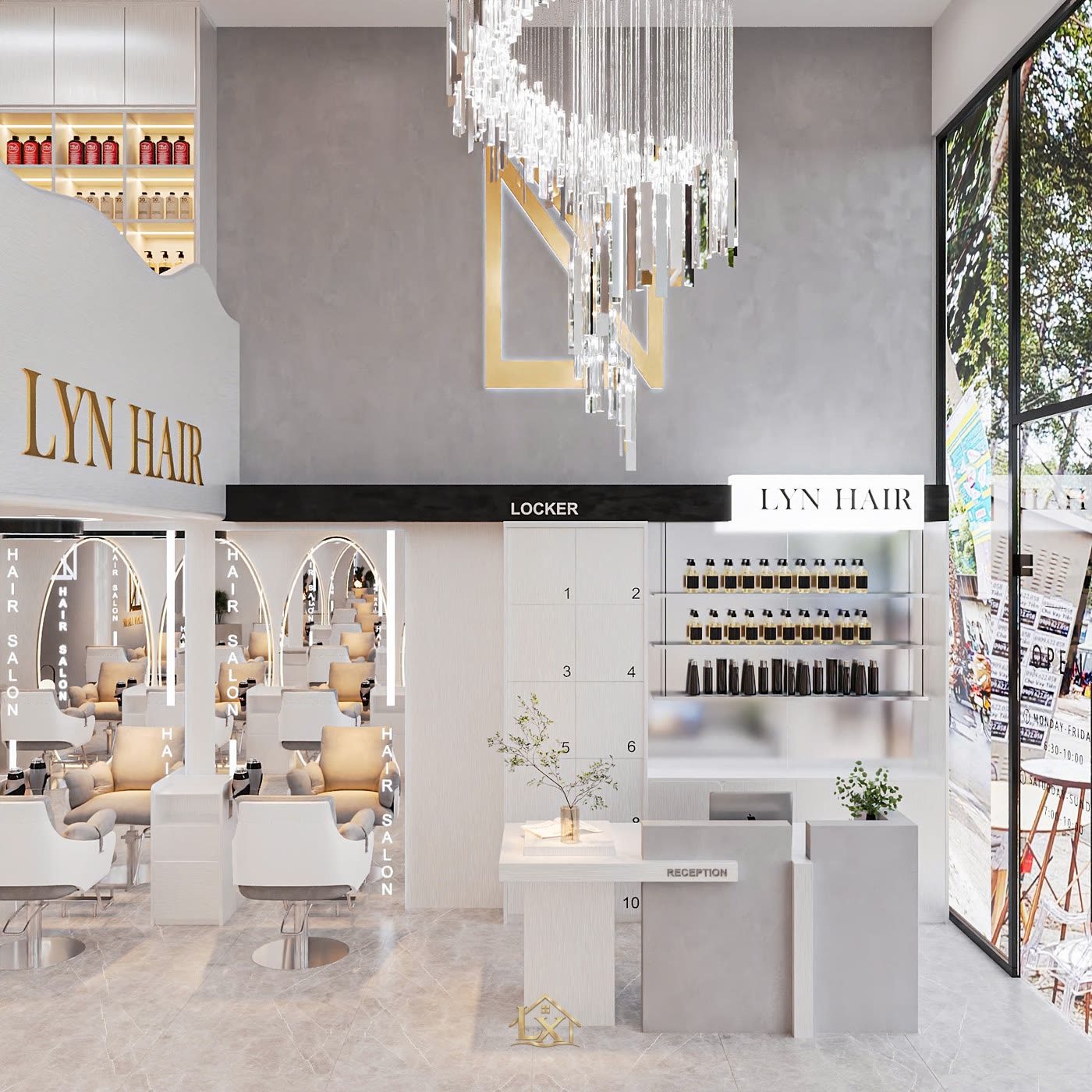 Salon Luyn - Tô Hiến Thành, Hà Nội - Nội Thất Hà Tuấn LX