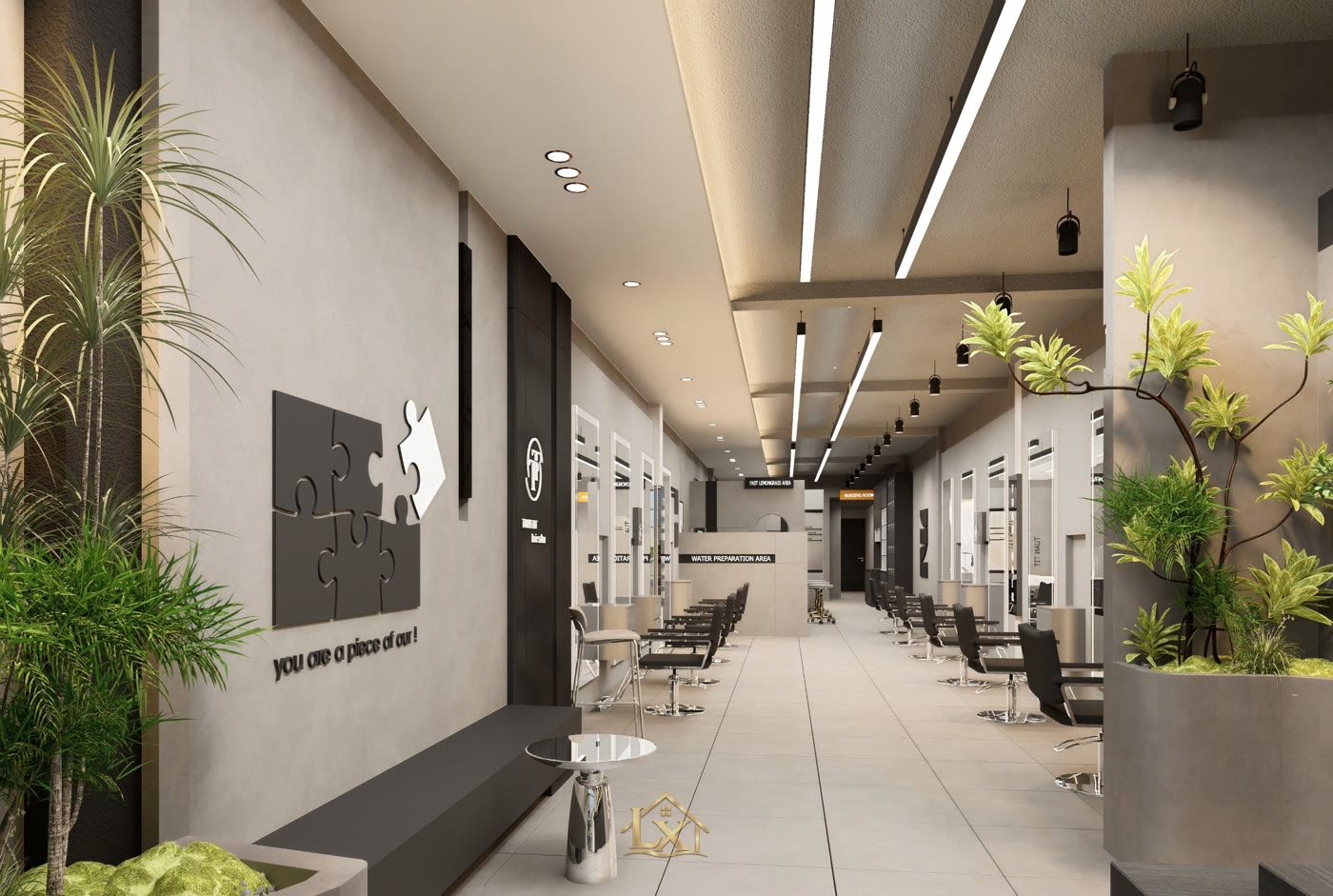 Salon Tuấn Tít - Hưng Yên - Nội Thất Hà Tuấn LX