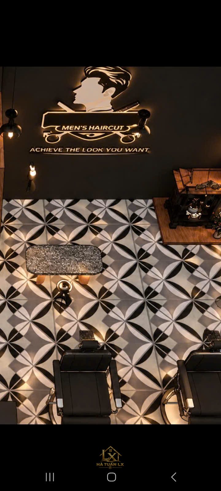Công trình salon tóc Barber Shop · Yên Phong - Nội Thất Hà Tuấn LX