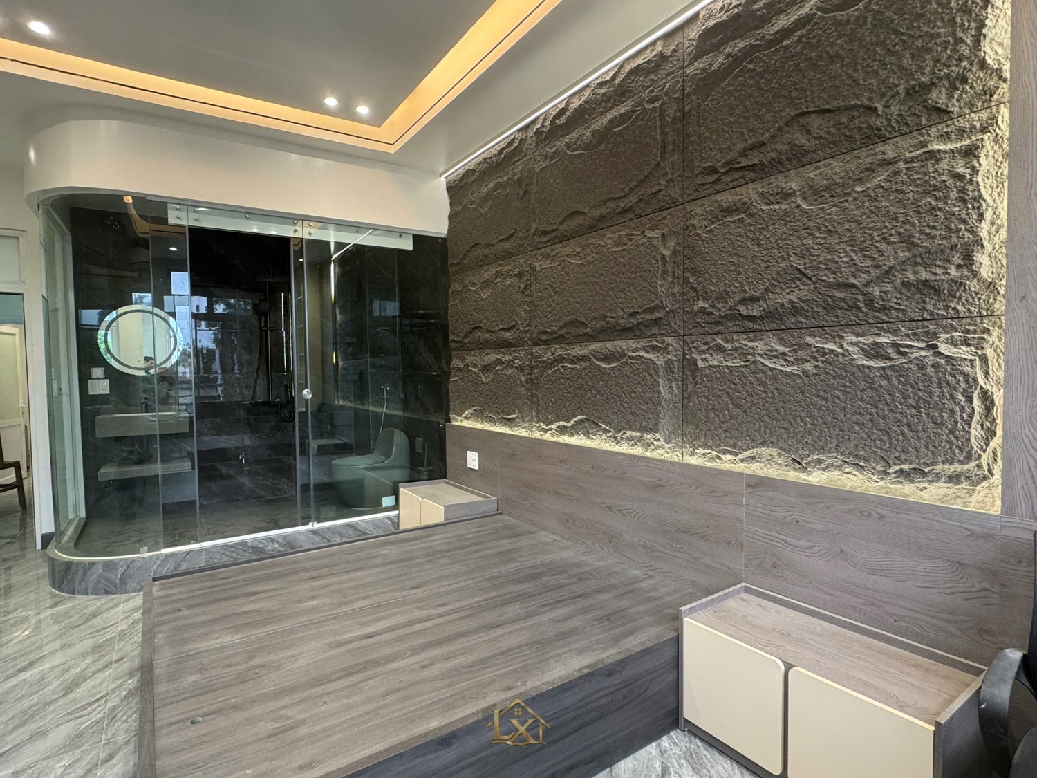 Nội thất phòng ngủ - công trình Nội Thất Hà Tuấn LX