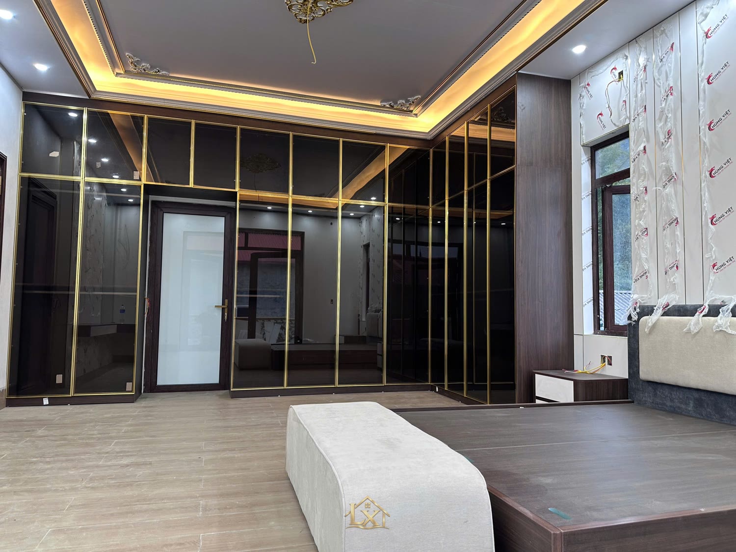 Nội thất phòng ngủ - công trình Nội Thất Hà Tuấn LX