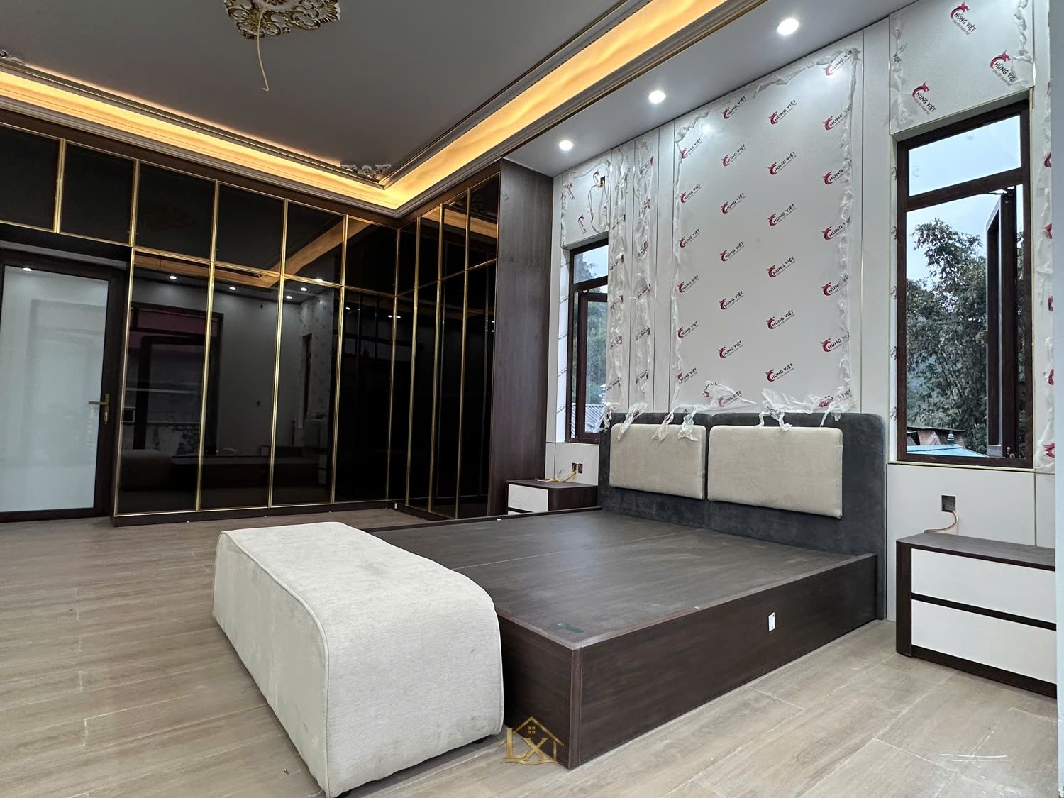 Nội thất phòng ngủ - công trình Nội Thất Hà Tuấn LX