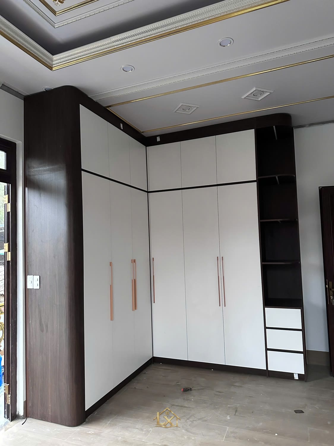 Tủ quần áo - công trình Nội Thất Hà Tuấn LX