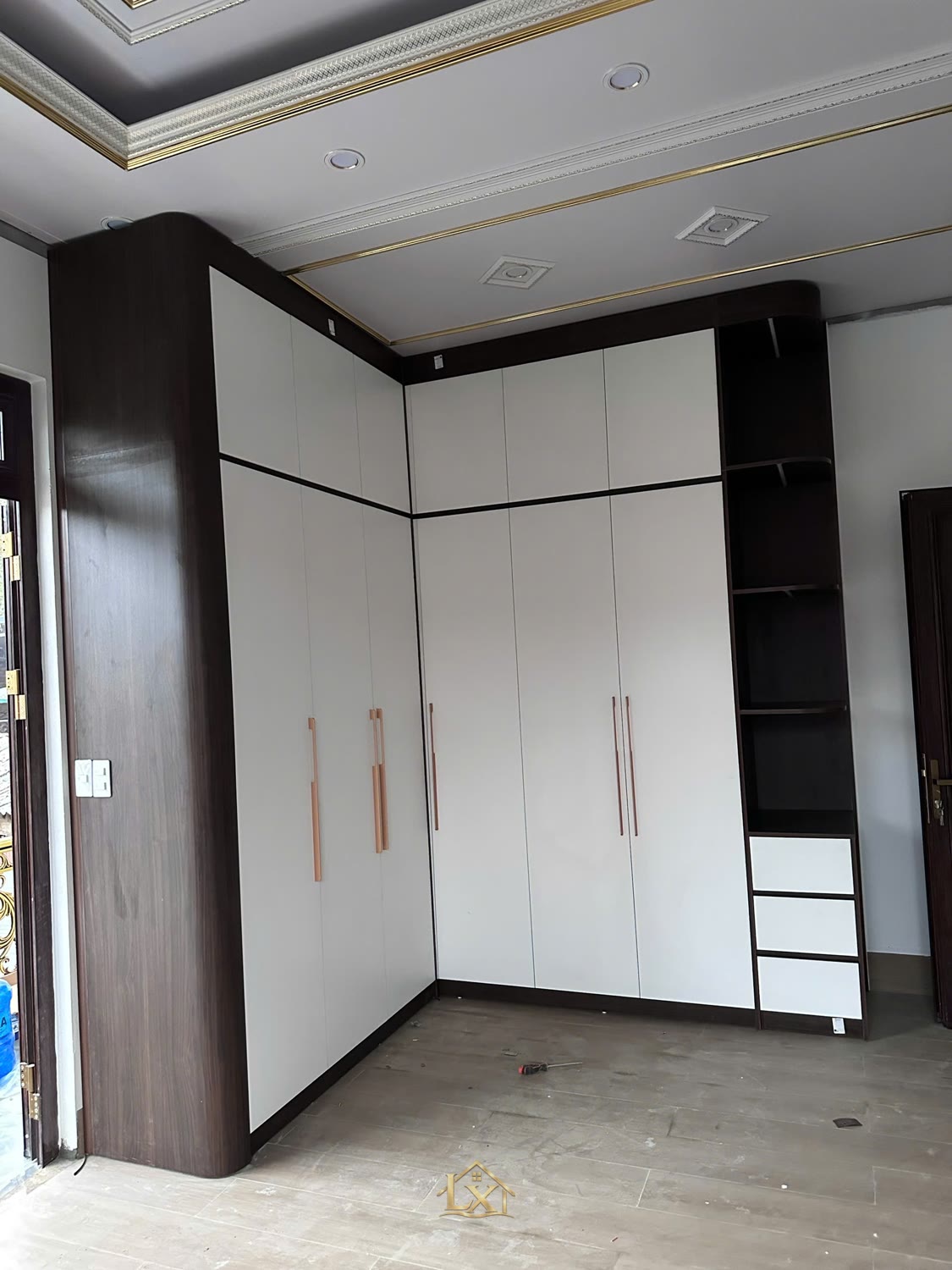 Tủ quần áo - công trình Nội Thất Hà Tuấn LX