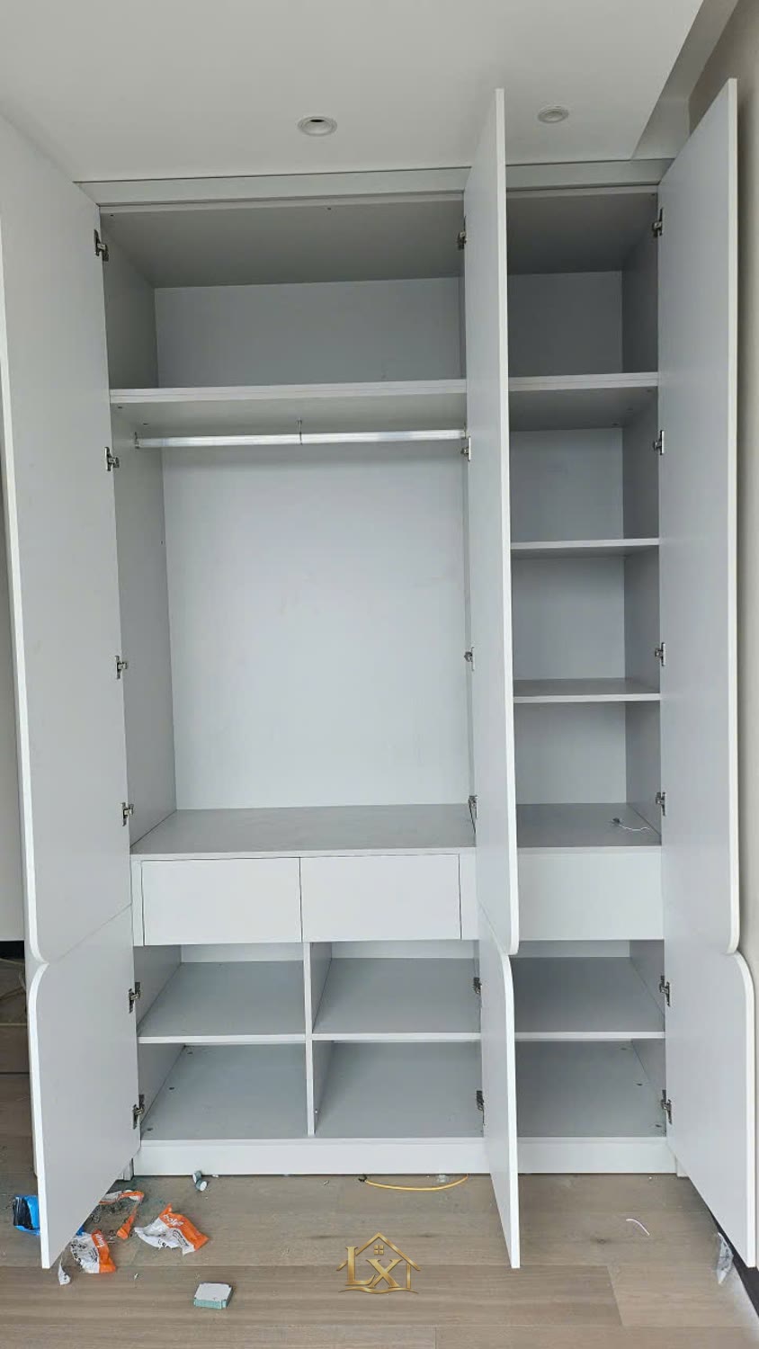 Tủ quần áo - công trình Nội Thất Hà Tuấn LX