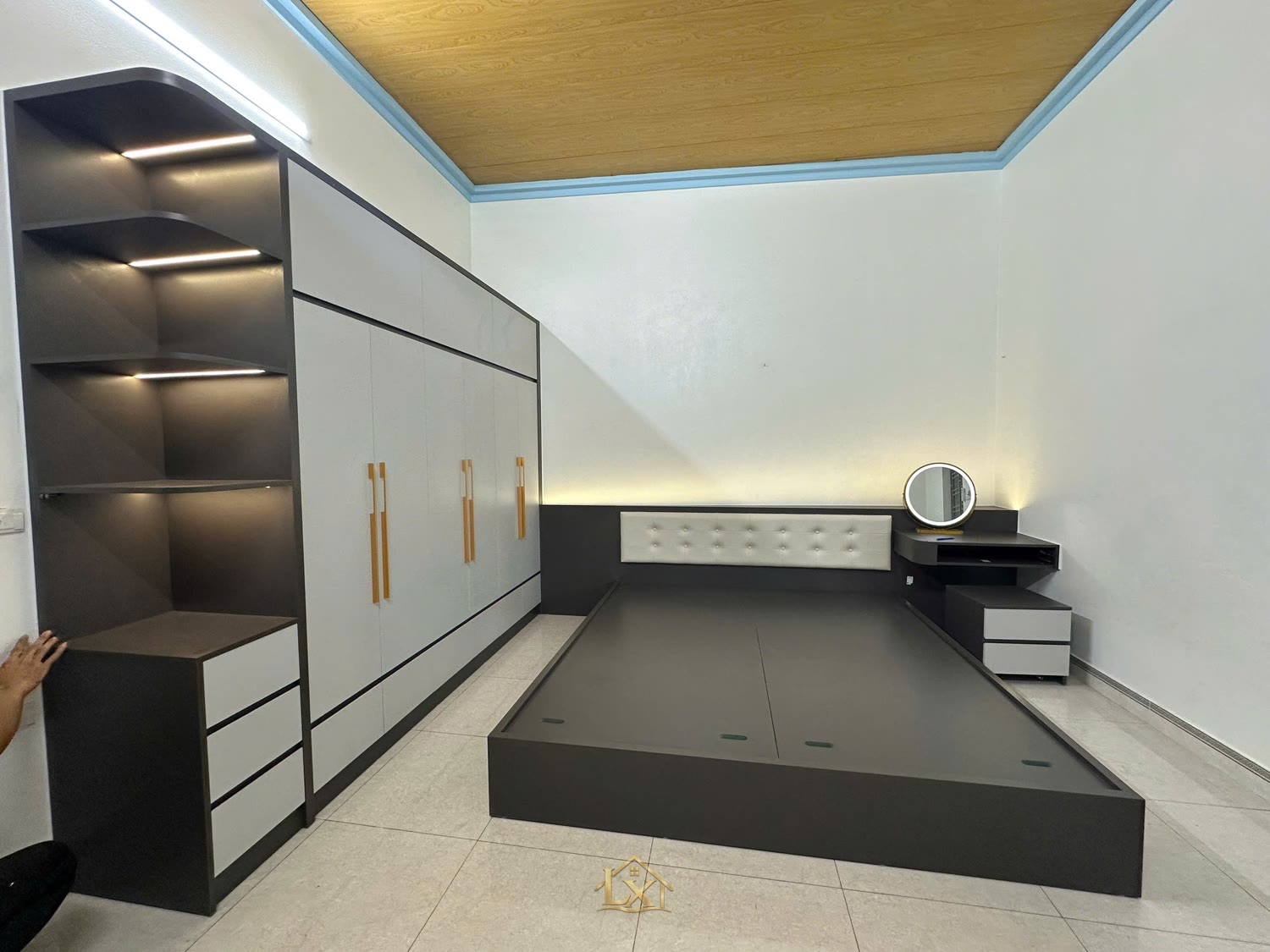 Tủ quần áo - công trình Nội Thất Hà Tuấn LX