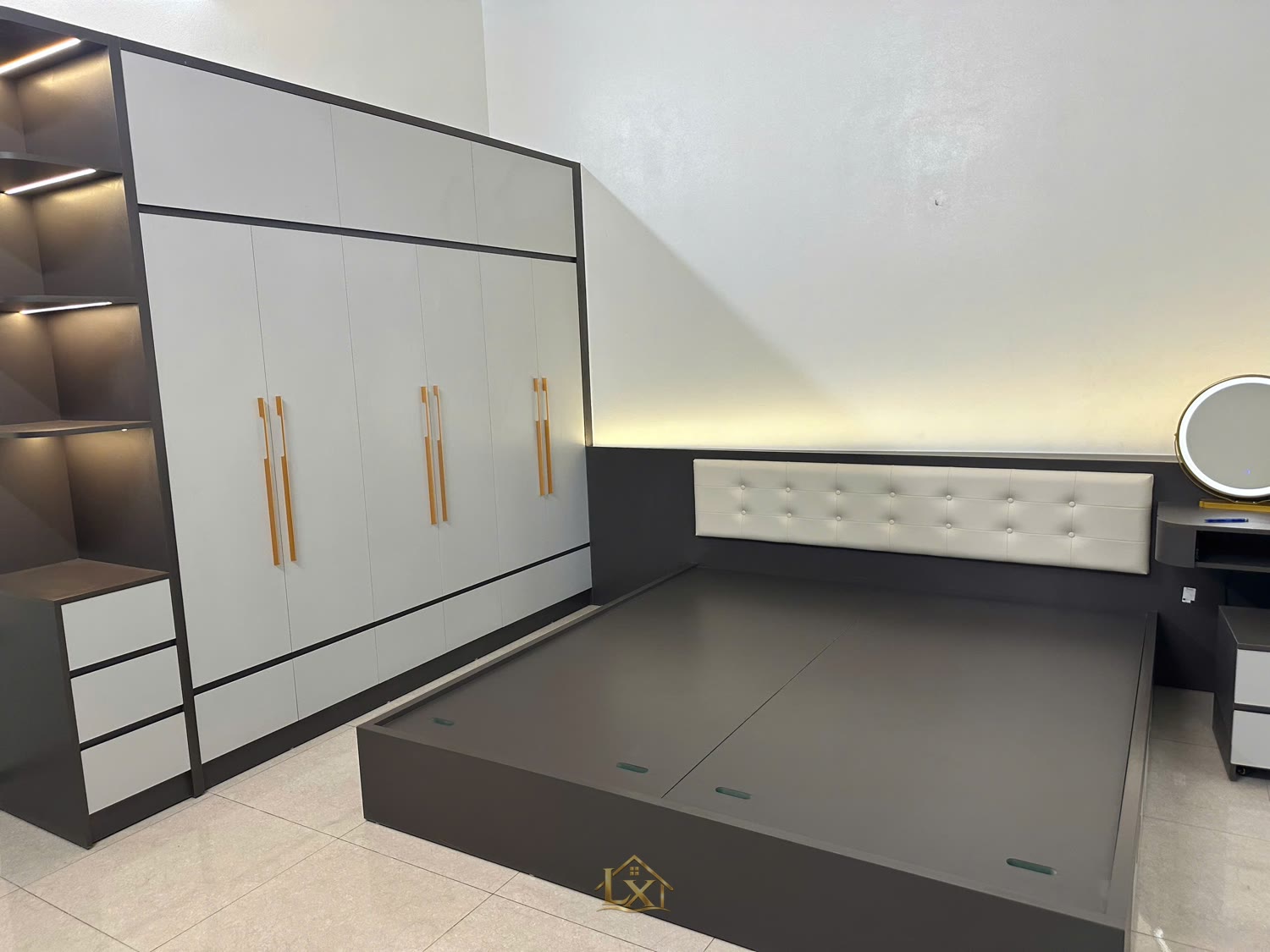 Tủ quần áo - công trình Nội Thất Hà Tuấn LX