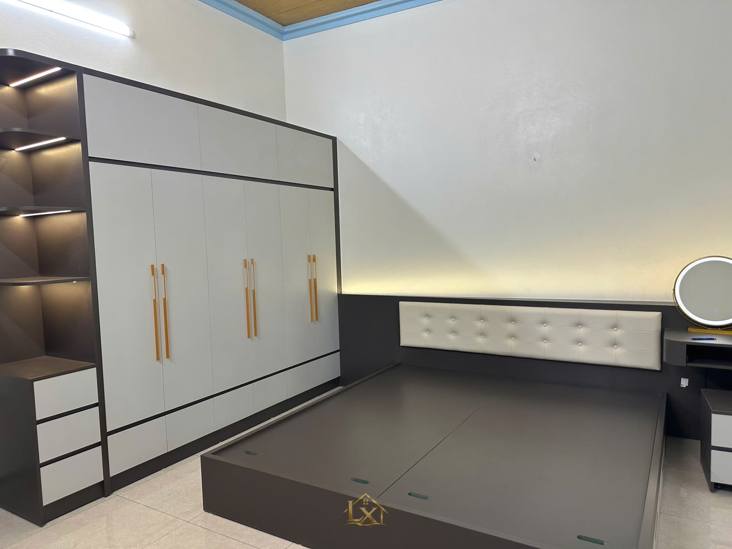 Tủ quần áo - công trình Nội Thất Hà Tuấn LX