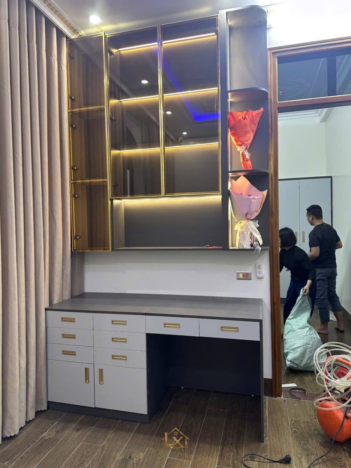 Tủ quần áo - công trình Nội Thất Hà Tuấn LX