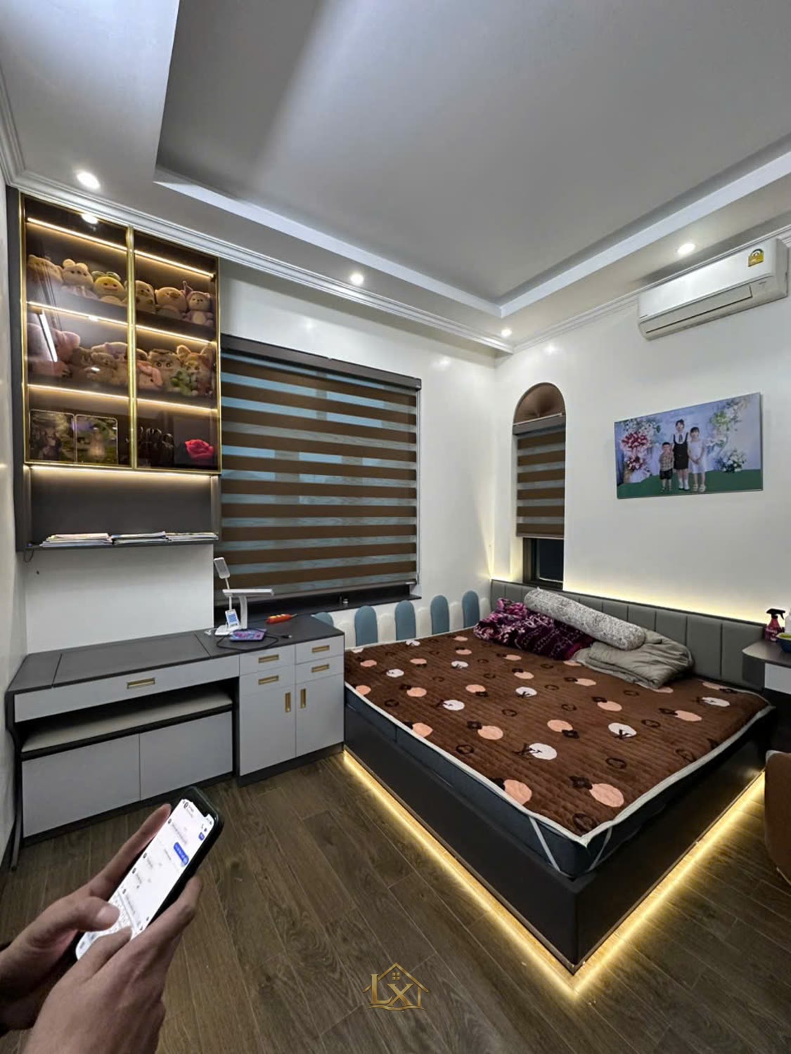 Nội thất phòng ngủ - công trình Nội Thất Hà Tuấn LX