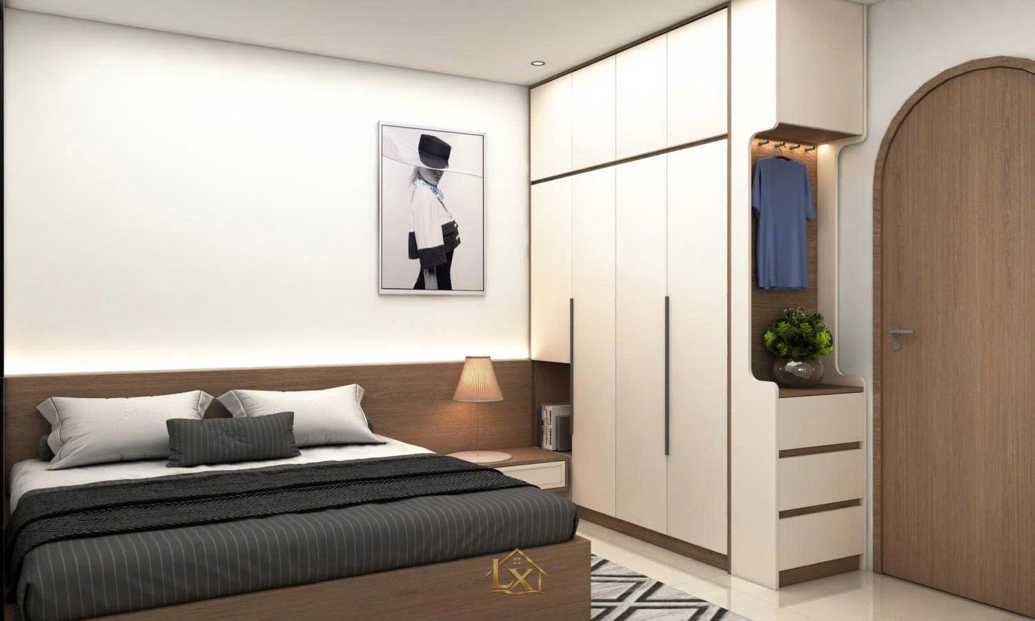 Nội thất phòng ngủ - công trình Nội Thất Hà Tuấn LX