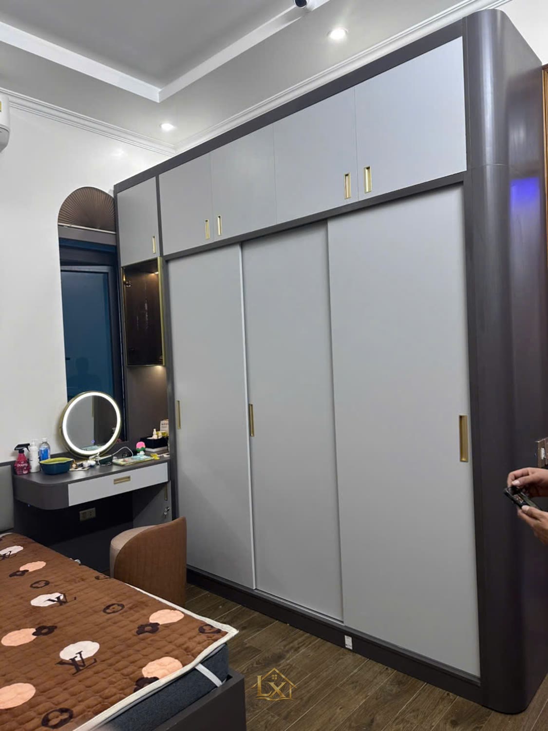 Tủ quần áo - công trình Nội Thất Hà Tuấn LX
