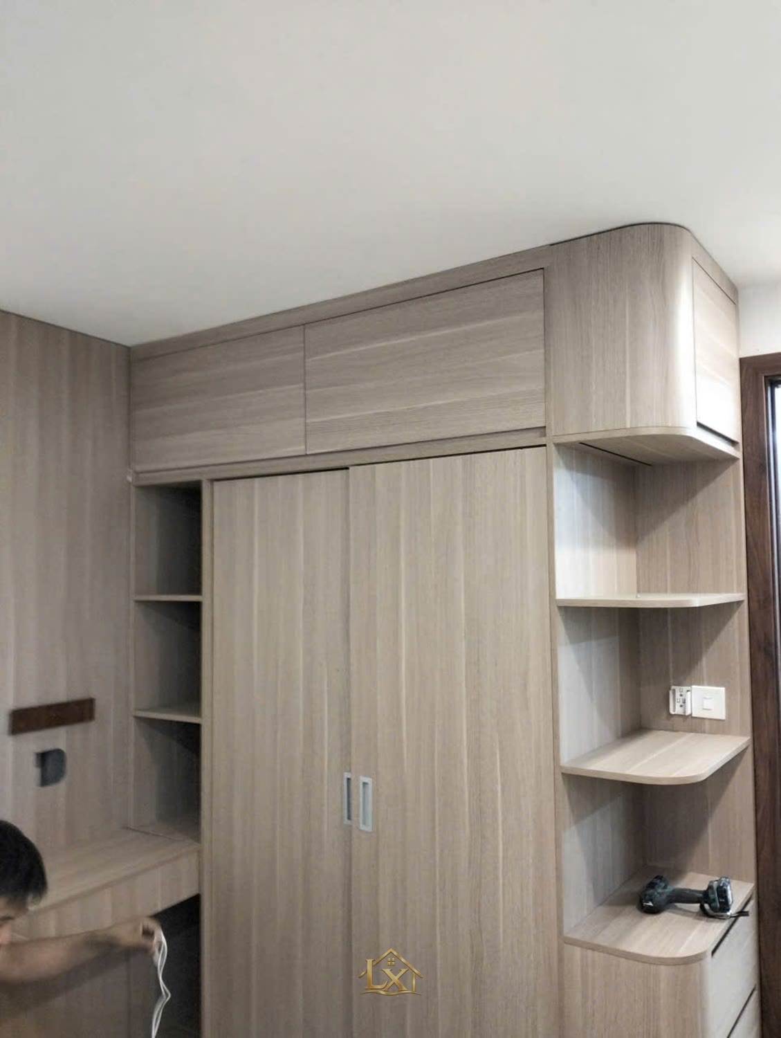 Tủ quần áo - công trình Nội Thất Hà Tuấn LX