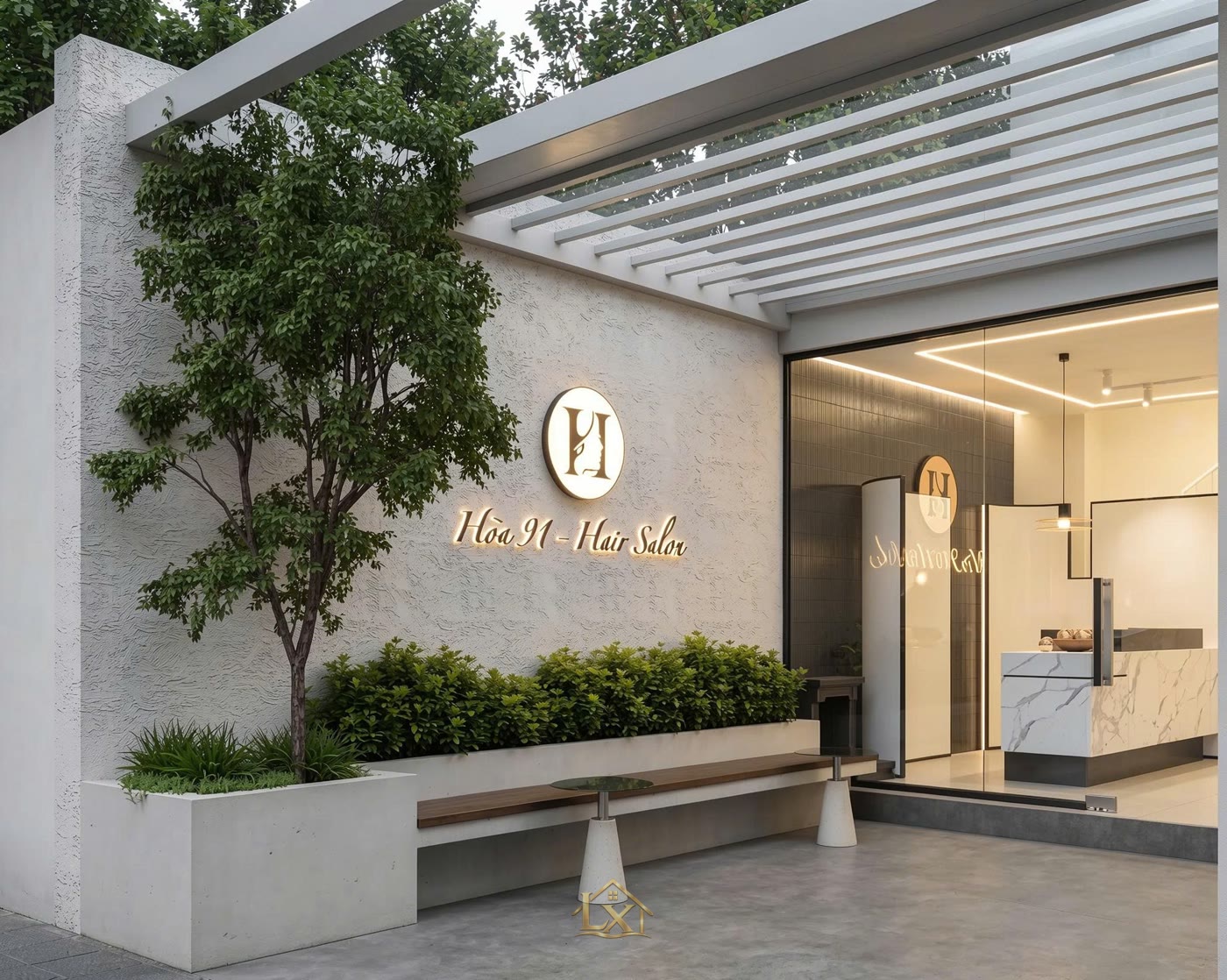 Phối cảnh 3D thiết kế nội thất tham khảo - Nội Thất Hà Tuấn LX