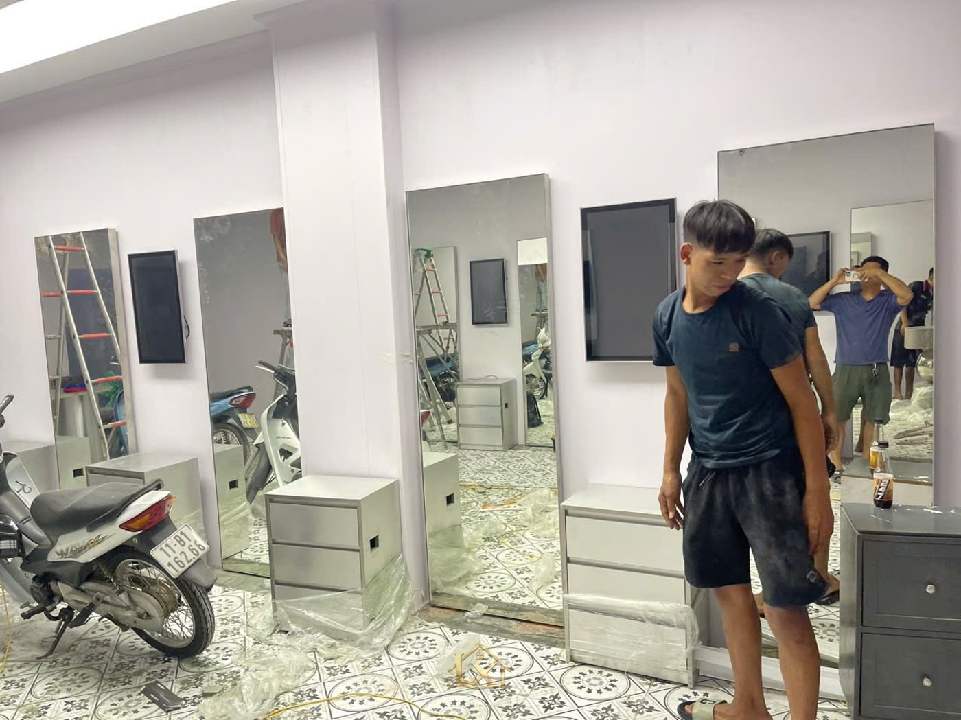 Quy trình salon tóc tại Xuân Phương - Nội Thất Hà Tuấn LX