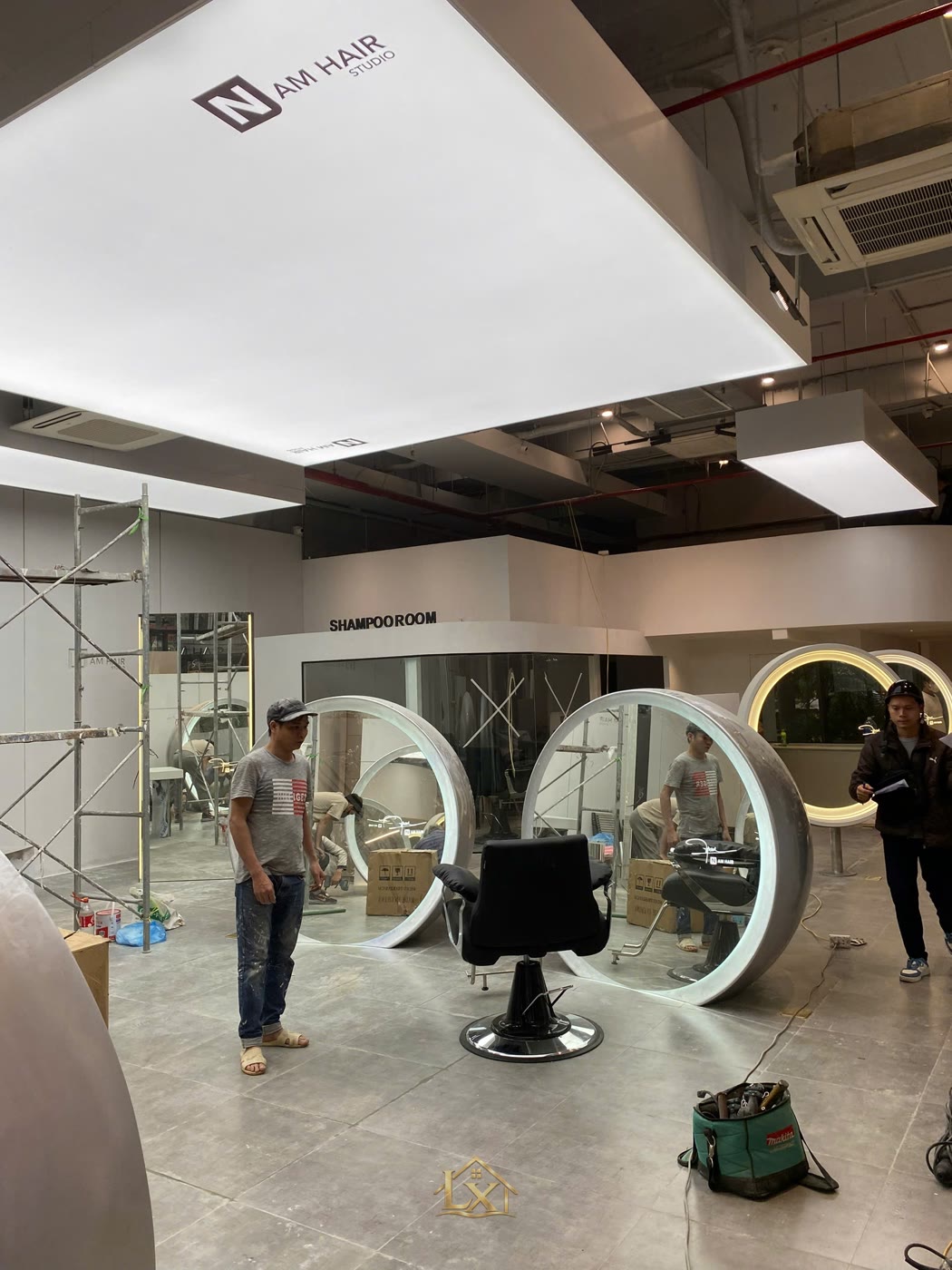 Quy trình salon tóc tại Sài Đồng - Nội Thất Hà Tuấn LX