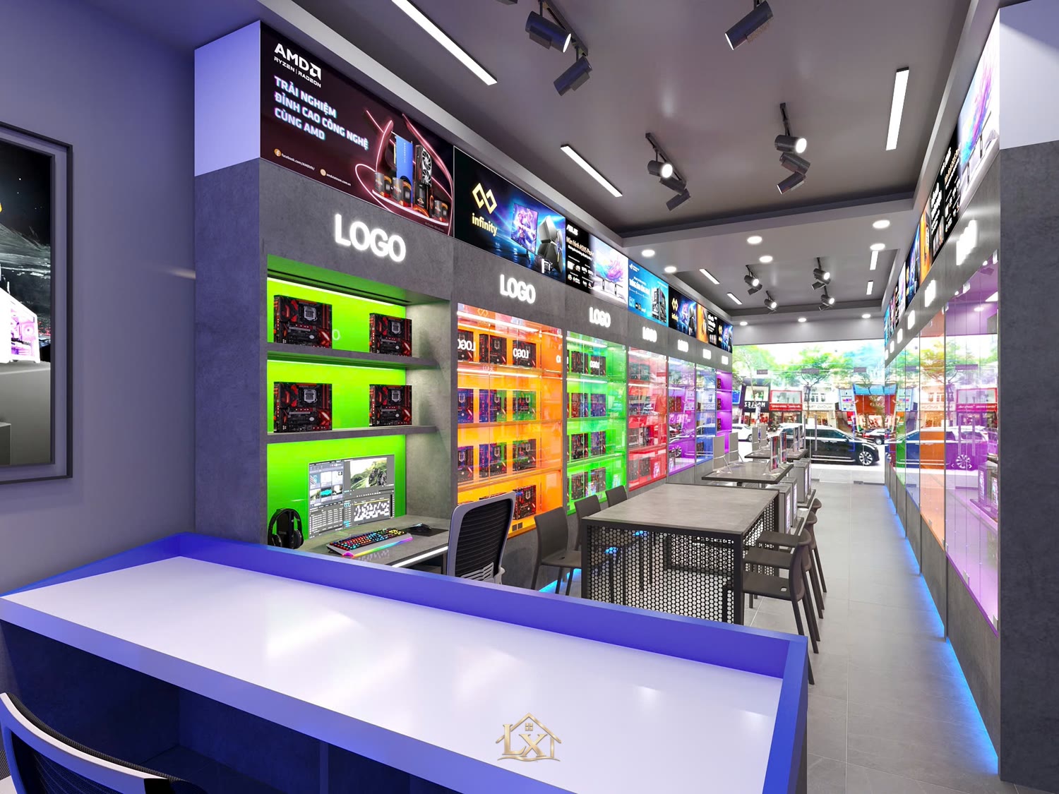 Chi phí showroom tại Cổ Nhuế - Nội Thất Hà Tuấn LX