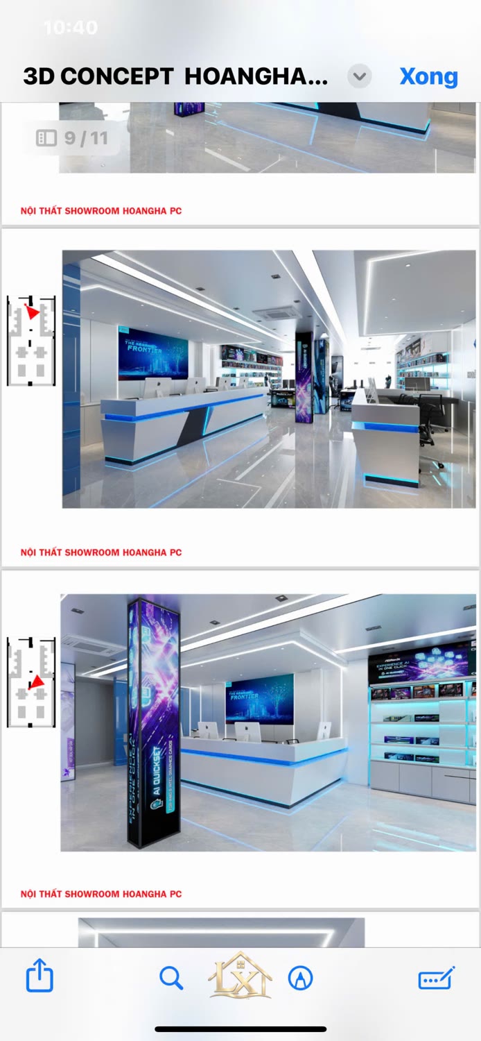 Chọn đơn vị showroom tại Mễ Trì - Nội Thất Hà Tuấn LX