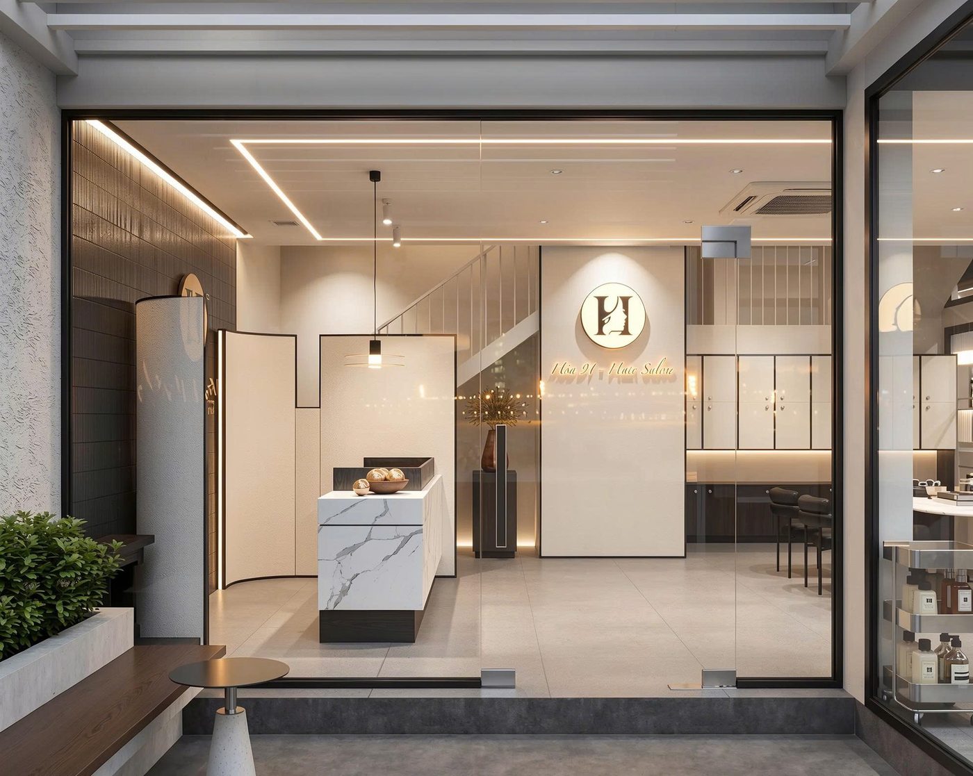 Chi phí thi công salon tóc ở Đông Anh cần biết
