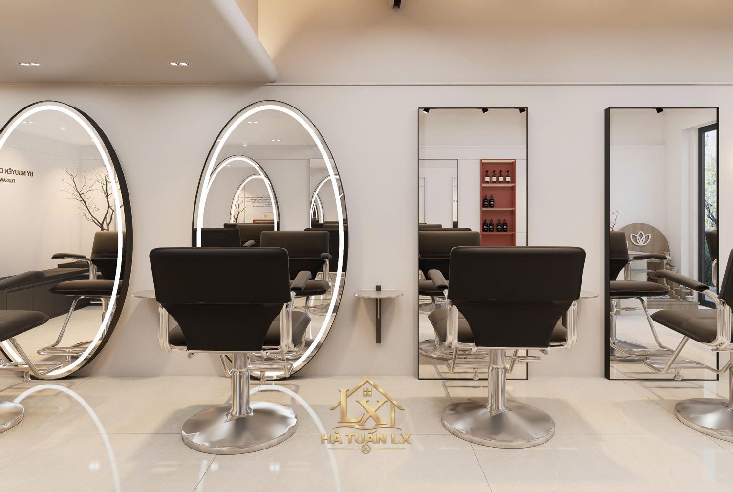 Chọn đơn vị salon tóc tại Trâu Quỳ - Nội Thất Hà Tuấn LX