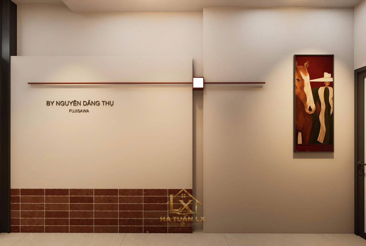 công trình salon tóc Salon Đại Tùng - Nội Thất Hà Tuấn LX