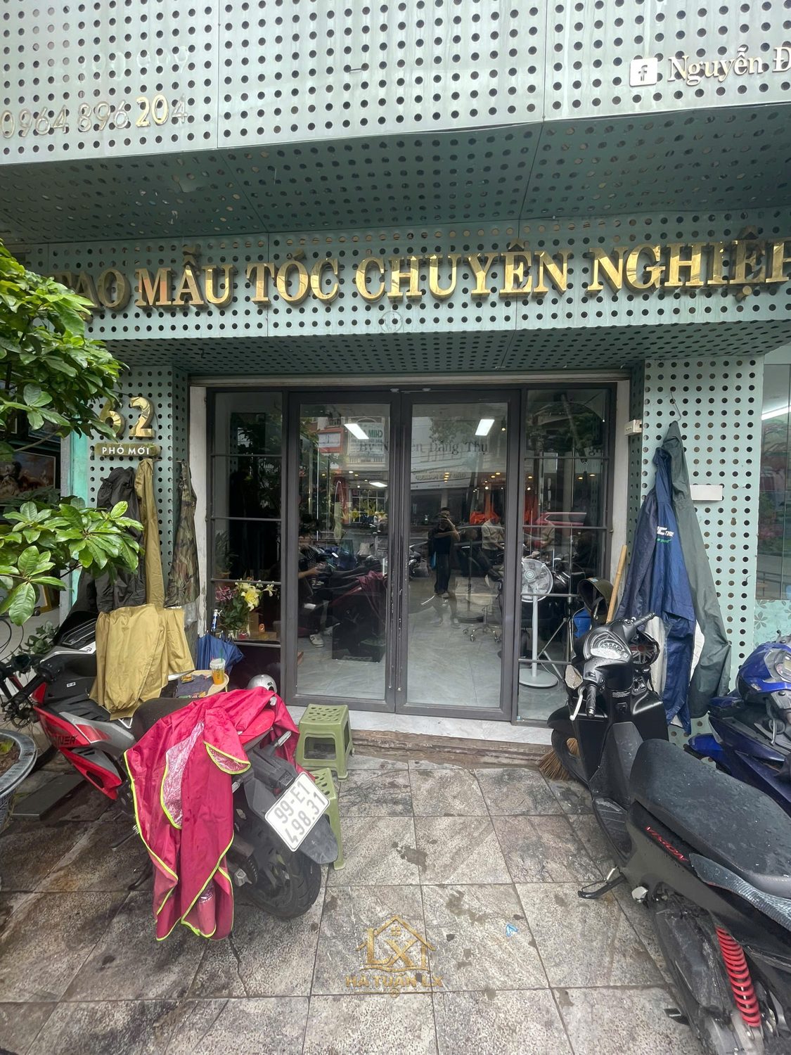Mặt tiền salon Nguyễn Đăng Thụ trước khi cải tạo - Nội Thất Hà Tuấn LX