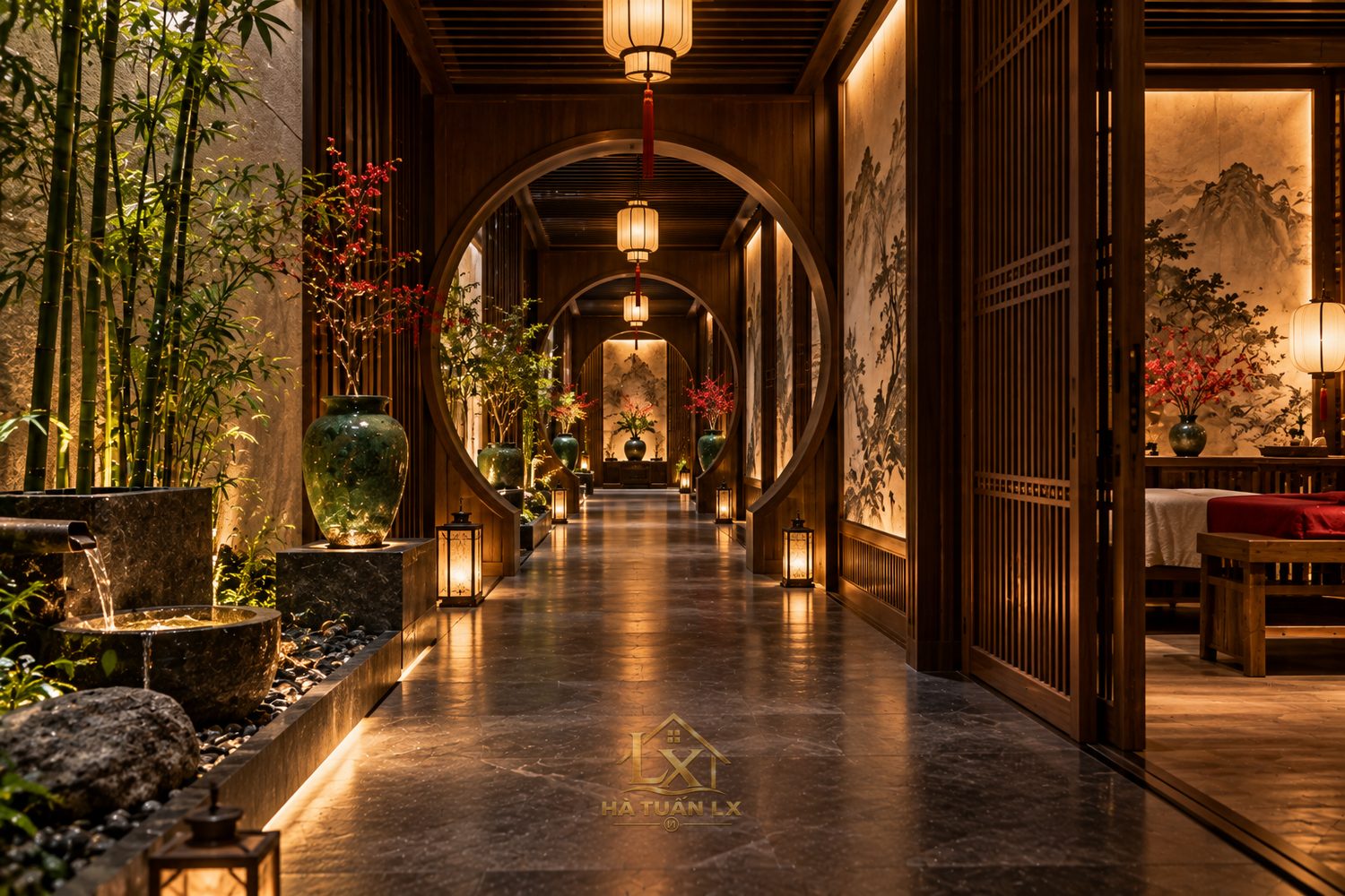 9. Modern Oriental Wellness — Á Đông dưỡng sinh hiện đại - Nội Thất Hà Tuấn LX