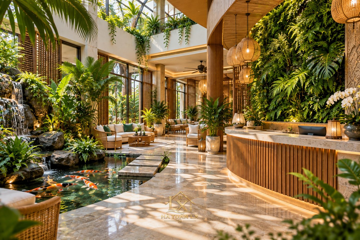 7. Tropical — Nhiệt đới xanh - Nội Thất Hà Tuấn LX