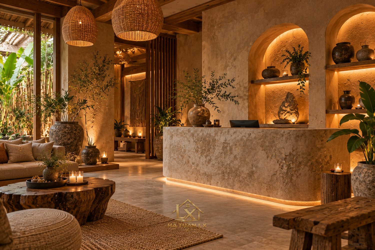 3. Wabi-Sabi — Mộc mạc tự nhiên - Nội Thất Hà Tuấn LX