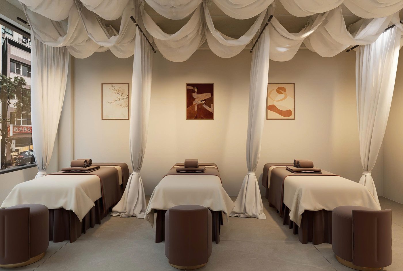 Quá trình đo đạc & thiết kế spa Chery · Phố Nối