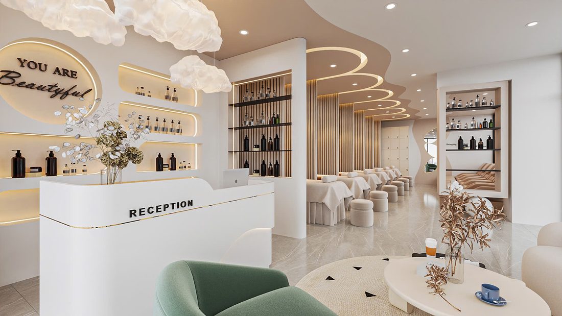 Spa Tú Anh — Hà Nam · Nội Thất Hà Tuấn LX thi công