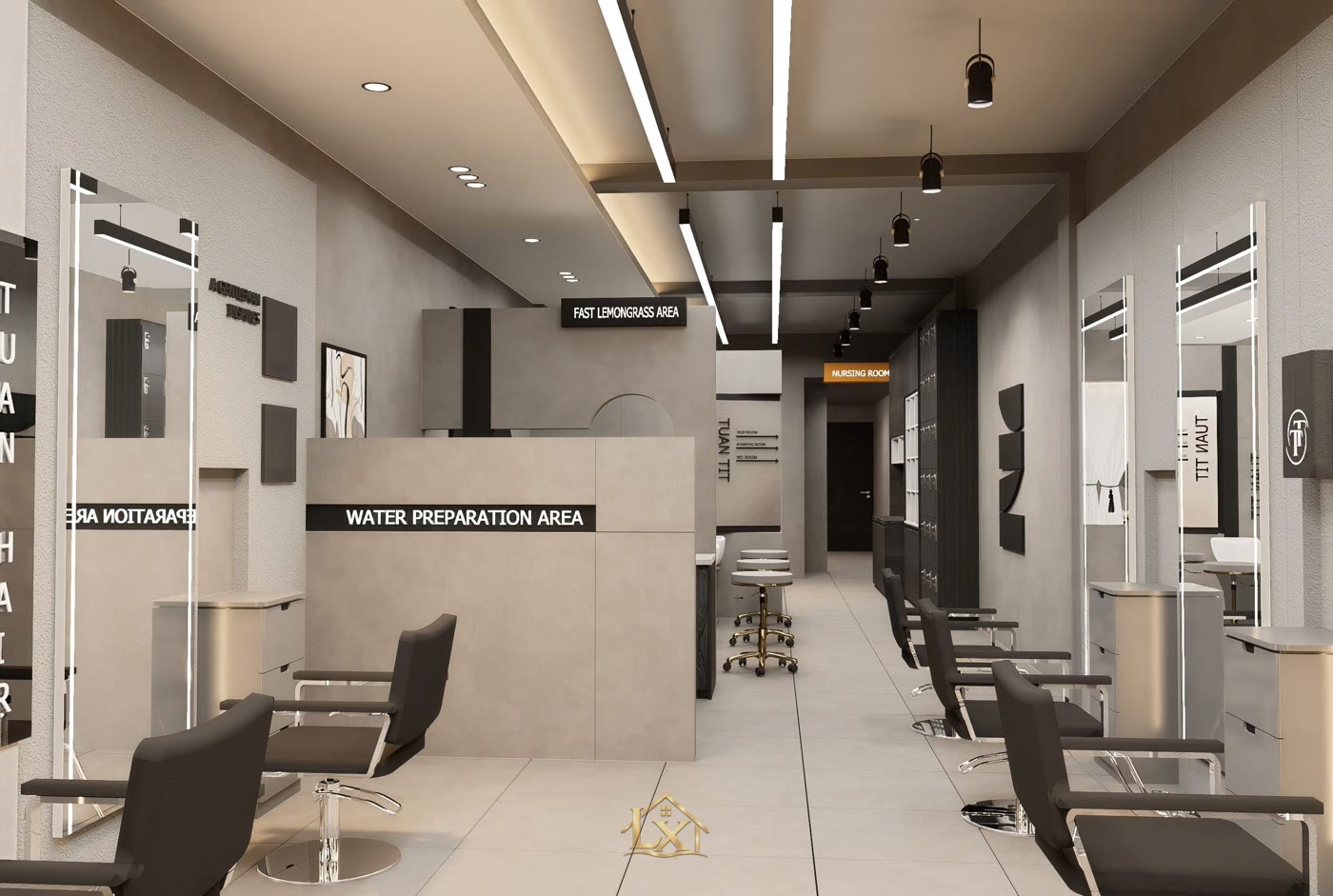Lỗi thường gặp salon tóc tại Dịch Vọng - Nội Thất Hà Tuấn LX