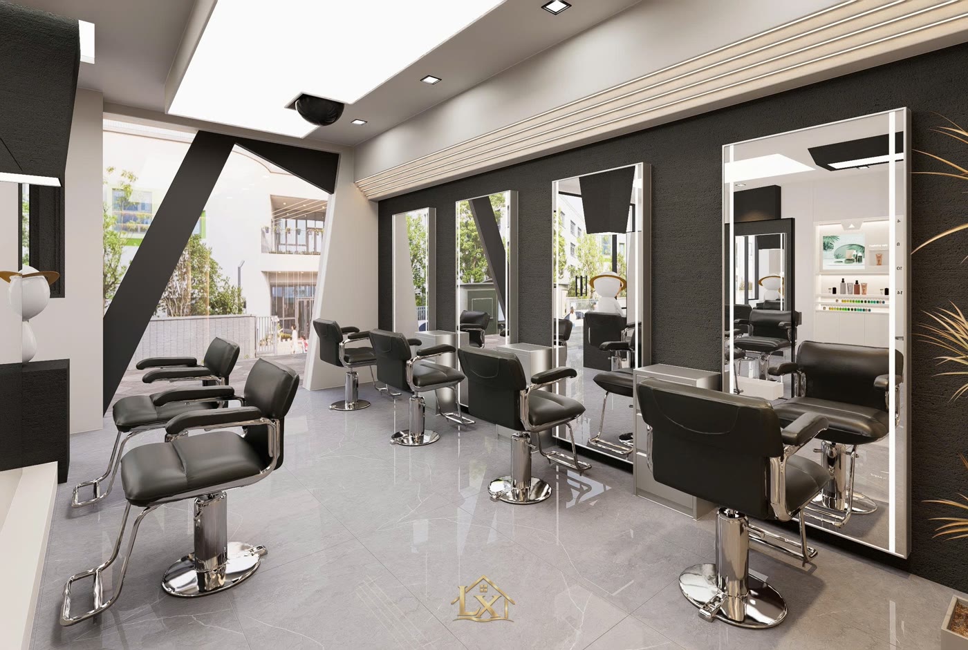 Xu hướng salon tóc tại Tam Đảo - Nội Thất Hà Tuấn LX