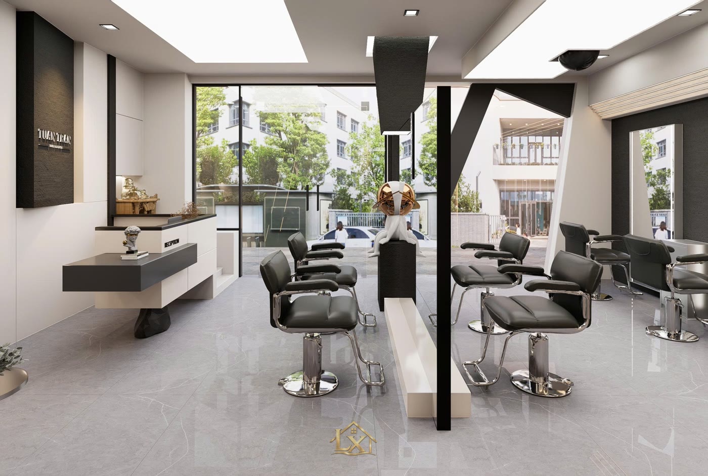 xu hướng salon tóc Trung Hòa - Xu hướng salon tóc tại Trung Hòa - Nội Thất Hà Tuấn LX