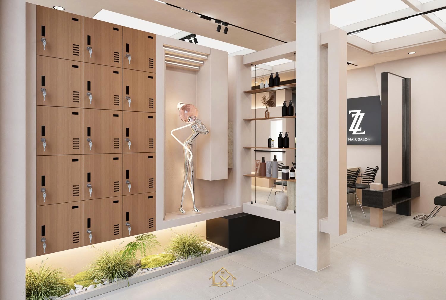 Xu hướng salon tóc tại Việt Hưng - Nội Thất Hà Tuấn LX