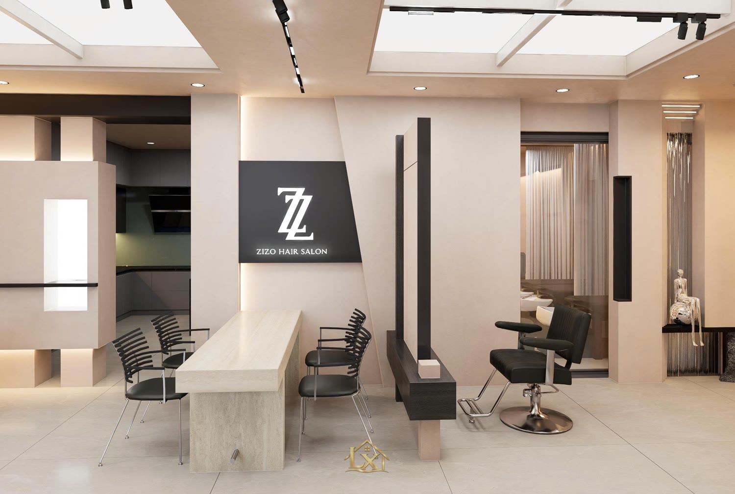 Quy trình salon tóc tại Tây Tựu - Nội Thất Hà Tuấn LX