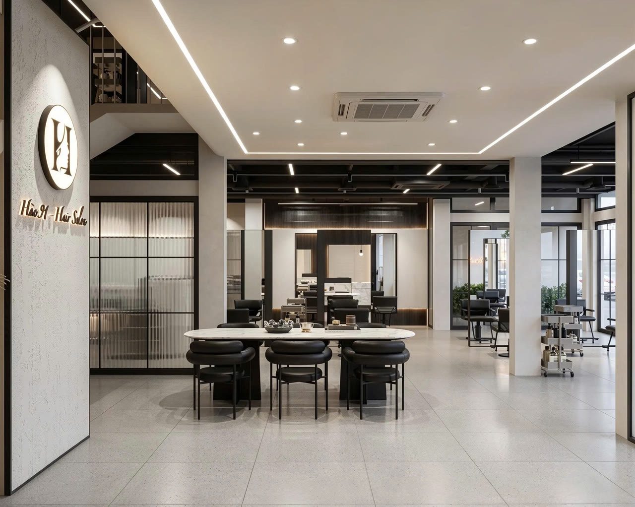 Top mẫu salon tóc đẹp, hiện đại 2026