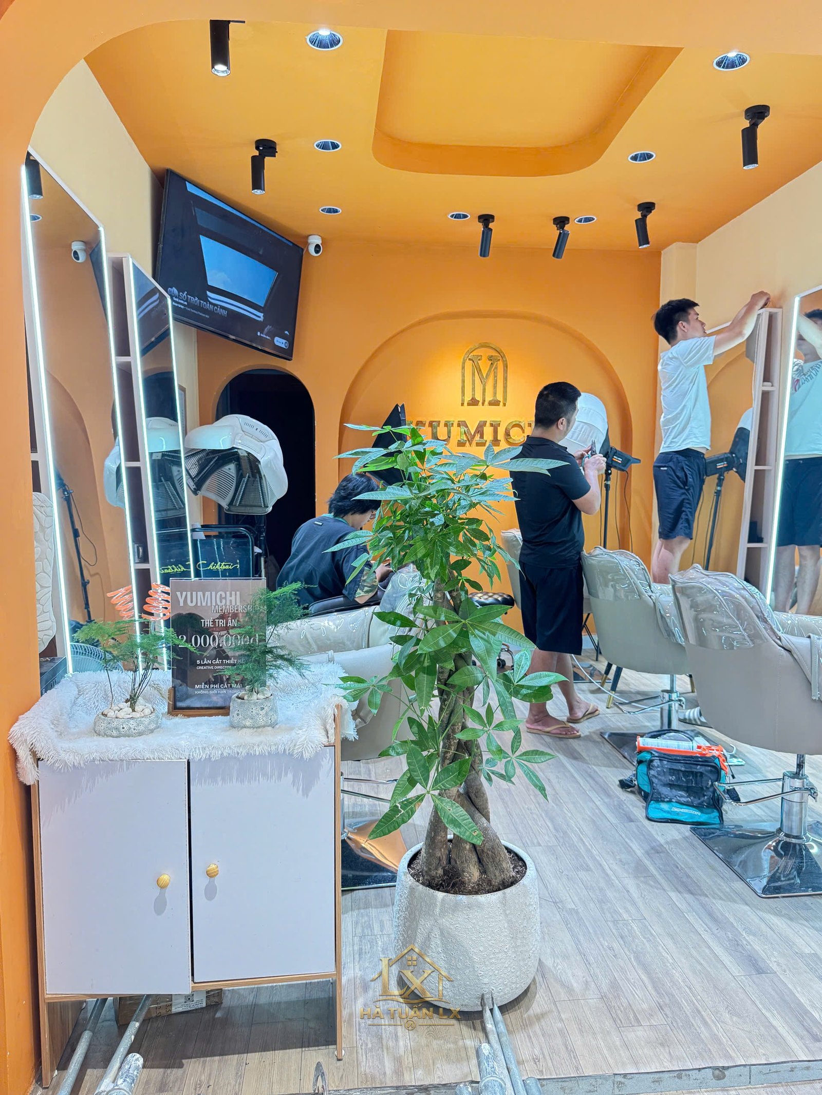 Không gian salon YUMICHI - Nội Thất Hà Tuấn LX